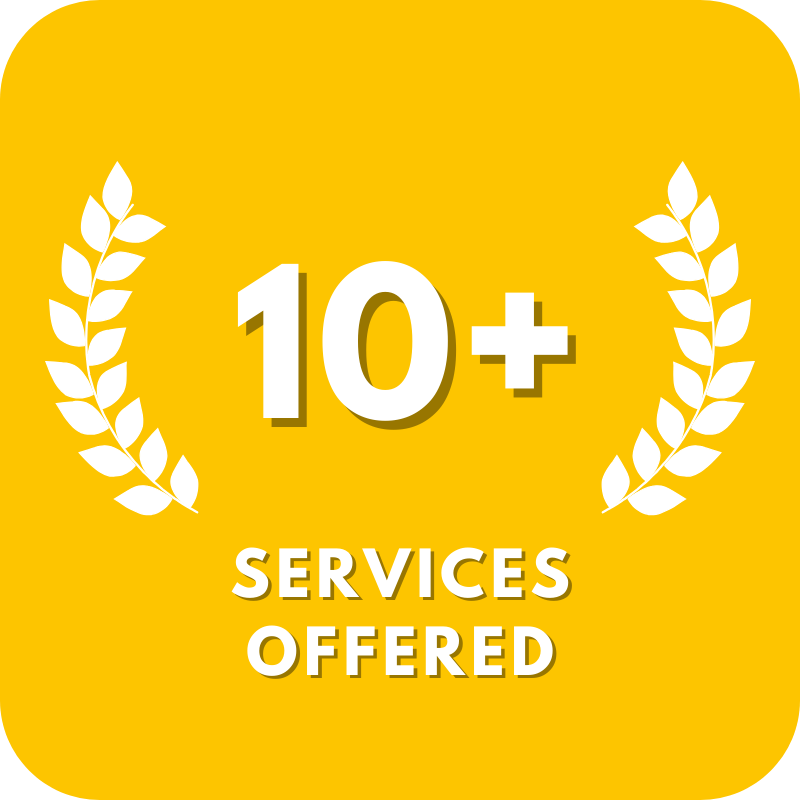 award given to having over 10 services